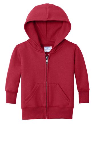 Port & Company Infant Core Fleece Full-Zip Hooded Sweatshirt. CAR78IZH image thumbnail