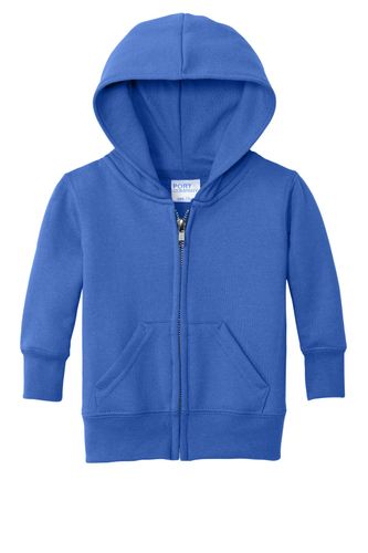 Port & Company Infant Core Fleece Full-Zip Hooded Sweatshirt. CAR78IZH image thumbnail