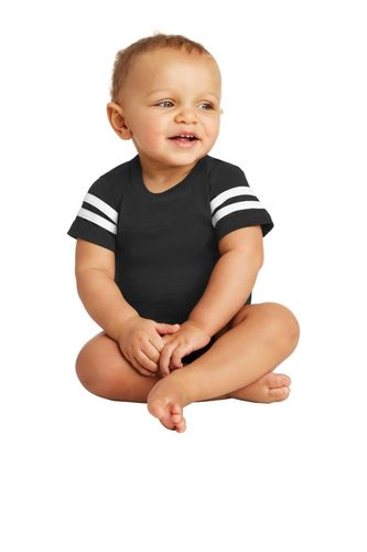Rabbit Skins Infant Football Fine Jersey Bodysuit. RS4437 image thumbnail