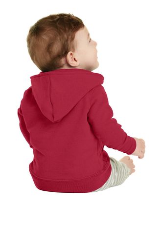Port & Company Infant Core Fleece Full-Zip Hooded Sweatshirt. CAR78IZH image thumbnail