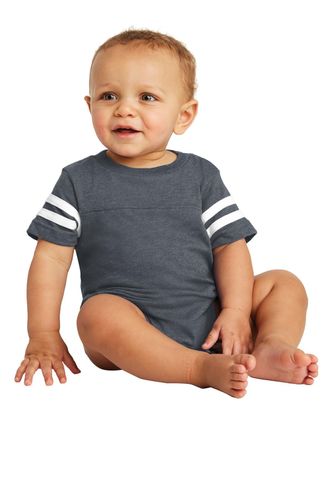 Rabbit Skins Infant Football Fine Jersey Bodysuit. RS4437 image thumbnail