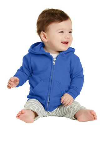 Port & Company Infant Core Fleece Full-Zip Hooded Sweatshirt. CAR78IZH image thumbnail