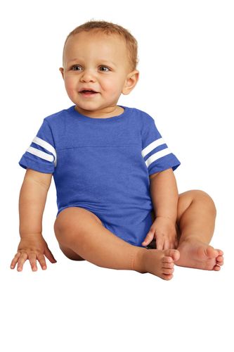 Rabbit Skins Infant Football Fine Jersey Bodysuit. RS4437 image thumbnail