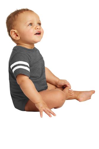 Rabbit Skins Infant Football Fine Jersey Bodysuit. RS4437 image thumbnail