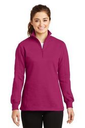 Image of Sport-Tek Ladies 1/4-Zip Sweatshirt. LST253