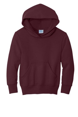 Port & Company - Youth Core Fleece Pullover Hooded Sweatshirt. PC90YH image thumbnail
