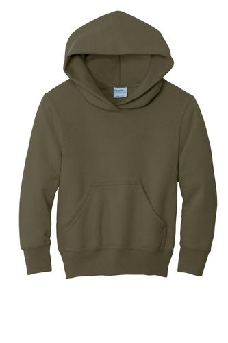 Port & Company - Youth Core Fleece Pullover Hooded Sweatshirt. PC90YH image thumbnail