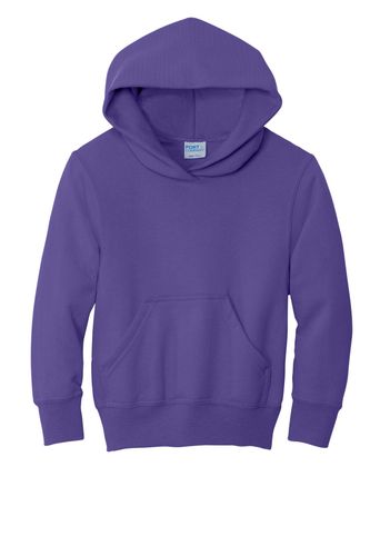 Port & Company - Youth Core Fleece Pullover Hooded Sweatshirt. PC90YH image thumbnail
