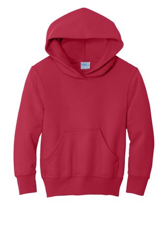 Port & Company - Youth Core Fleece Pullover Hooded Sweatshirt. PC90YH image thumbnail