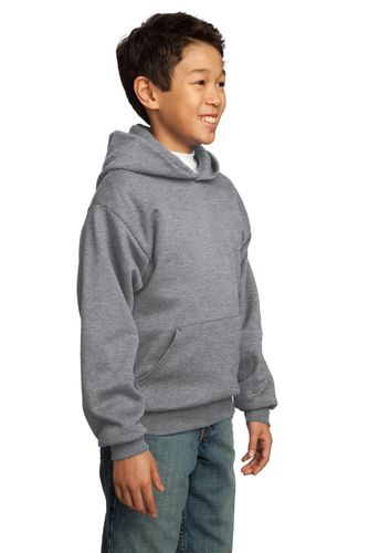 Port & Company - Youth Core Fleece Pullover Hooded Sweatshirt. PC90YH image thumbnail
