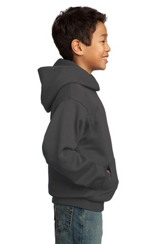 Port & Company - Youth Core Fleece Pullover Hooded Sweatshirt. PC90YH image thumbnail