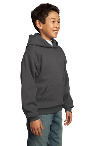 Port & Company - Youth Core Fleece Pullover Hooded Sweatshirt. PC90YH image thumbnail
