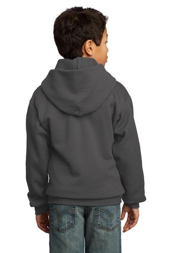 Port & Company - Youth Core Fleece Pullover Hooded Sweatshirt. PC90YH image thumbnail