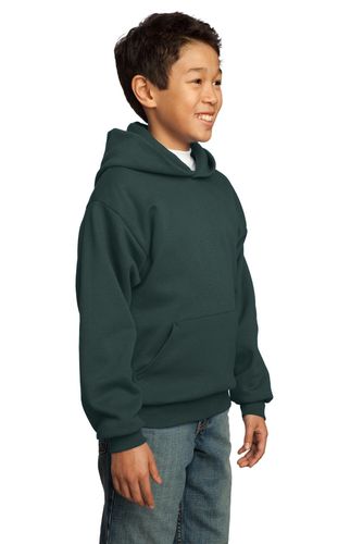 Port & Company - Youth Core Fleece Pullover Hooded Sweatshirt. PC90YH image thumbnail