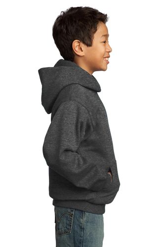 Port & Company - Youth Core Fleece Pullover Hooded Sweatshirt. PC90YH image thumbnail