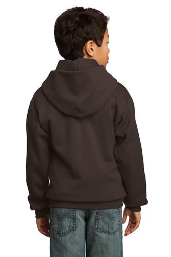 Port & Company - Youth Core Fleece Pullover Hooded Sweatshirt. PC90YH image thumbnail