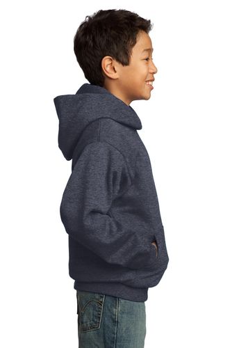 Port & Company - Youth Core Fleece Pullover Hooded Sweatshirt. PC90YH image thumbnail