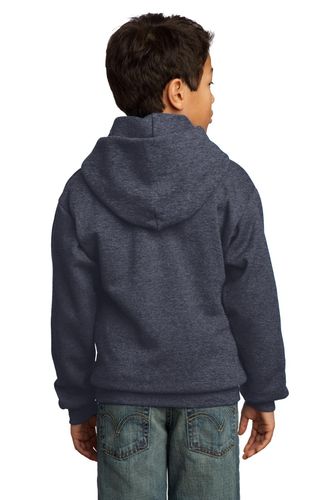 Port & Company - Youth Core Fleece Pullover Hooded Sweatshirt. PC90YH image thumbnail
