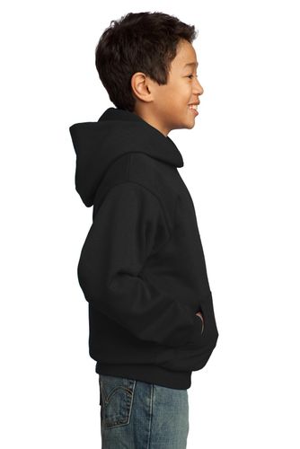Port & Company - Youth Core Fleece Pullover Hooded Sweatshirt. PC90YH image thumbnail