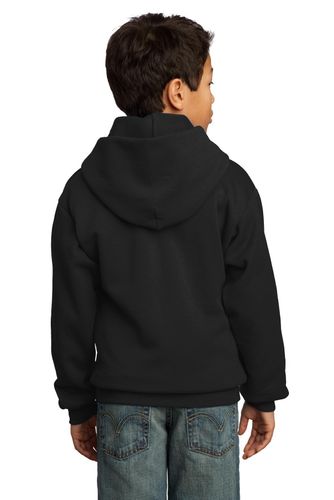 Port & Company - Youth Core Fleece Pullover Hooded Sweatshirt. PC90YH image thumbnail
