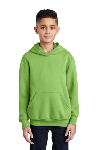 Port & Company - Youth Core Fleece Pullover Hooded Sweatshirt. PC90YH image thumbnail