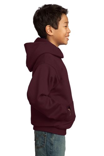 Port & Company - Youth Core Fleece Pullover Hooded Sweatshirt. PC90YH image thumbnail