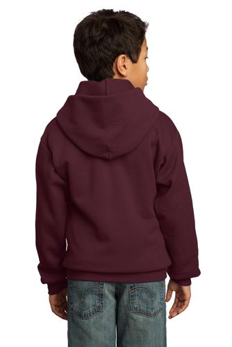 Port & Company - Youth Core Fleece Pullover Hooded Sweatshirt. PC90YH image thumbnail