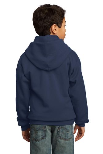 Port & Company - Youth Core Fleece Pullover Hooded Sweatshirt. PC90YH image thumbnail