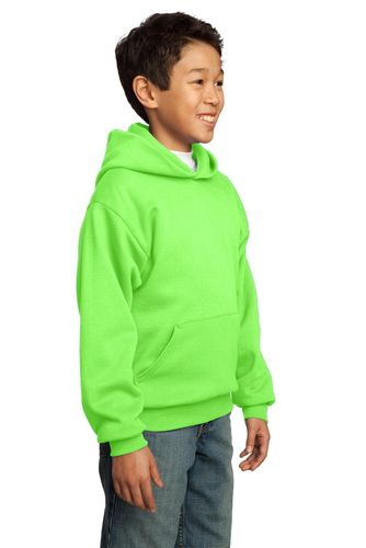 Port & Company - Youth Core Fleece Pullover Hooded Sweatshirt. PC90YH image thumbnail