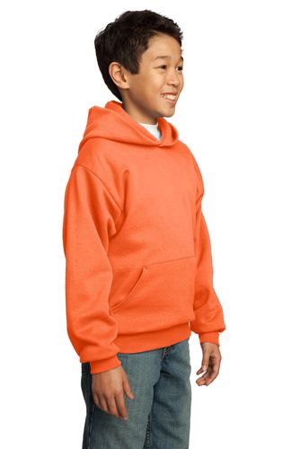 Port & Company - Youth Core Fleece Pullover Hooded Sweatshirt. PC90YH image thumbnail