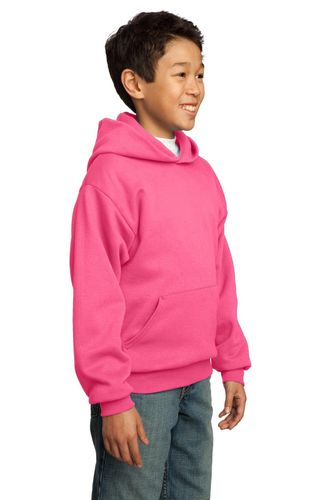Port & Company - Youth Core Fleece Pullover Hooded Sweatshirt. PC90YH image thumbnail