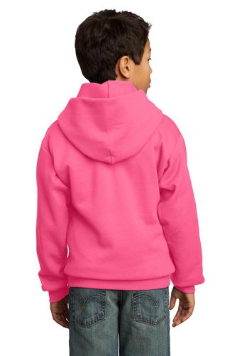Port & Company - Youth Core Fleece Pullover Hooded Sweatshirt. PC90YH image thumbnail