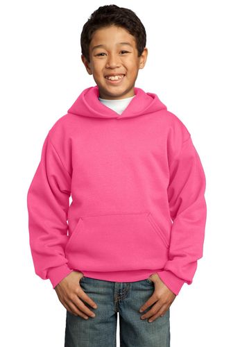 Port & Company - Youth Core Fleece Pullover Hooded Sweatshirt. PC90YH image thumbnail