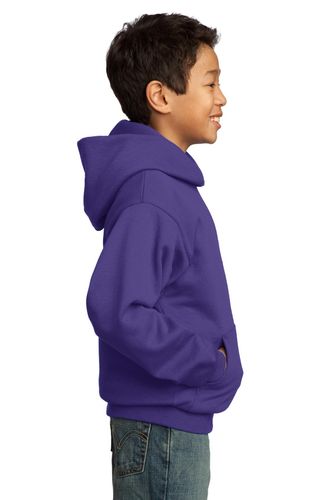 Port & Company - Youth Core Fleece Pullover Hooded Sweatshirt. PC90YH image thumbnail