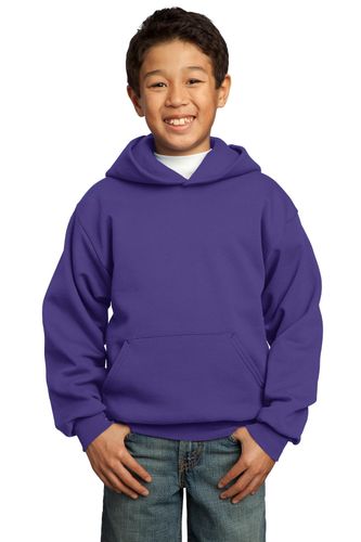 Port & Company - Youth Core Fleece Pullover Hooded Sweatshirt. PC90YH image thumbnail