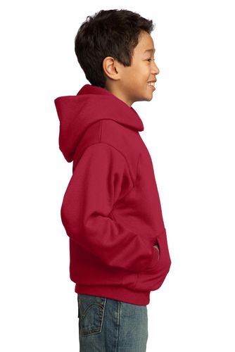 Port & Company - Youth Core Fleece Pullover Hooded Sweatshirt. PC90YH image thumbnail