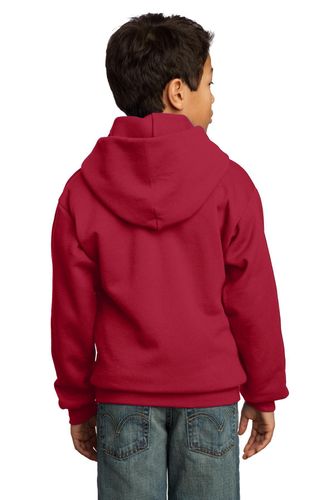 Port & Company - Youth Core Fleece Pullover Hooded Sweatshirt. PC90YH image thumbnail