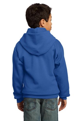 Port & Company - Youth Core Fleece Pullover Hooded Sweatshirt. PC90YH image thumbnail