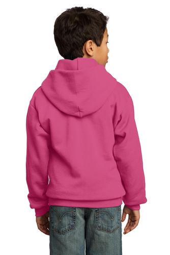 Port & Company - Youth Core Fleece Pullover Hooded Sweatshirt. PC90YH image thumbnail