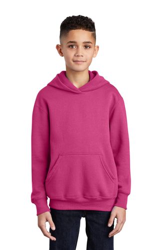Port & Company - Youth Core Fleece Pullover Hooded Sweatshirt. PC90YH image thumbnail