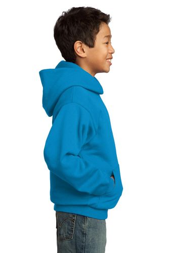 Port & Company - Youth Core Fleece Pullover Hooded Sweatshirt. PC90YH image thumbnail