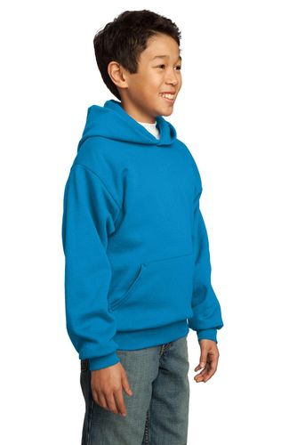 Port & Company - Youth Core Fleece Pullover Hooded Sweatshirt. PC90YH image thumbnail