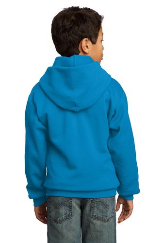 Port & Company - Youth Core Fleece Pullover Hooded Sweatshirt. PC90YH image thumbnail