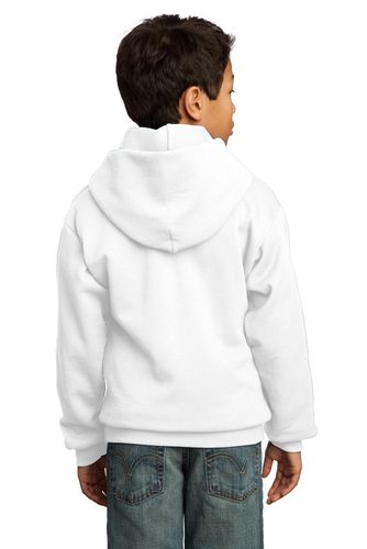 Port & Company - Youth Core Fleece Pullover Hooded Sweatshirt. PC90YH image thumbnail