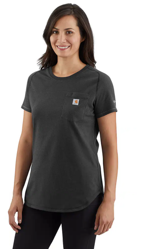 Women's Carhartt Force Relaxed Fit Midweight Pocket T-Shirt. 106650 image thumbnail