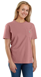 Image of Women's Carhartt Loose Fit Heavyweight Short-Sleeve Pocket T-Shirt. 103067