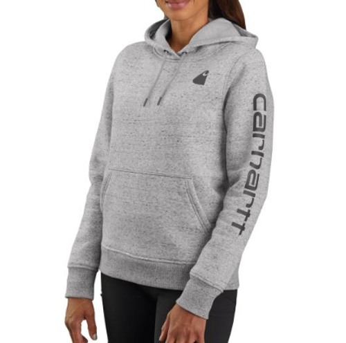 Women's Cahartt Relaxed Fit Midweight Logo Sleeve Graphic Sweatshirt. 102791 image thumbnail