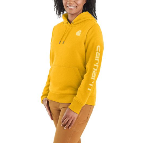 Women's Cahartt Relaxed Fit Midweight Logo Sleeve Graphic Sweatshirt. 102791 image thumbnail