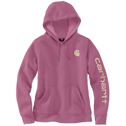 Women's Cahartt Relaxed Fit Midweight Logo Sleeve Graphic Sweatshirt. 102791 image thumbnail