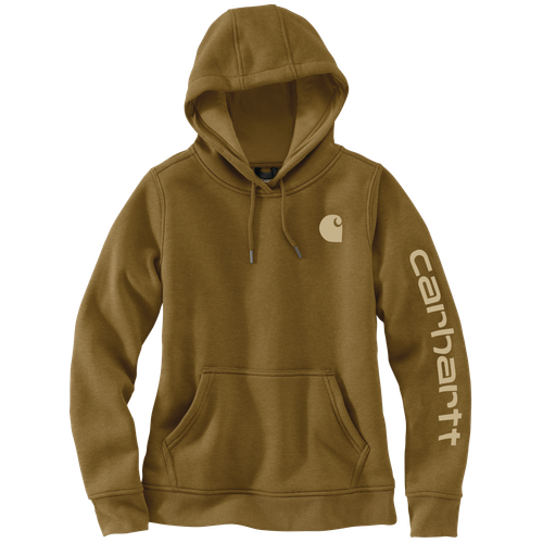 Women's Cahartt Relaxed Fit Midweight Logo Sleeve Graphic Sweatshirt. 102791 image thumbnail